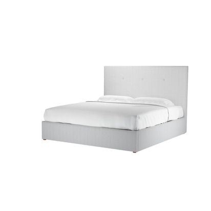 Avery 130cm Super King Ottoman Bed in Pumice House Herringbone Weave