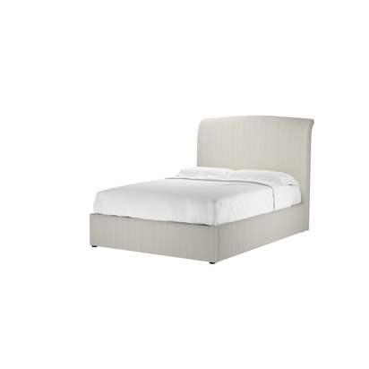 Thea Double Ottoman Bed in Clay House Herringbone Weave