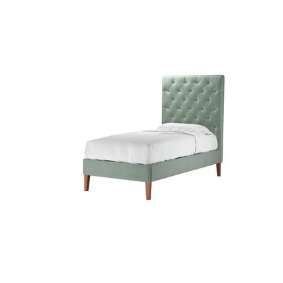 Rosalie 150cm Single Bed in Sage Smart Velvet