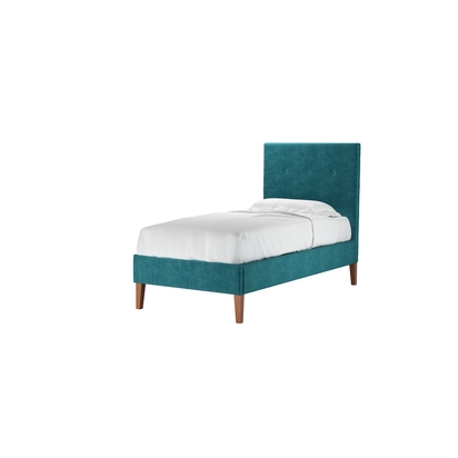 Avery 130cm Single Bed in Neptune Smart Velvet