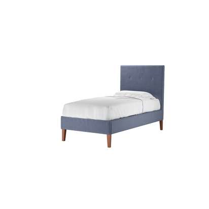 Avery 130cm Single Bed in Sapphire Smart Velvet