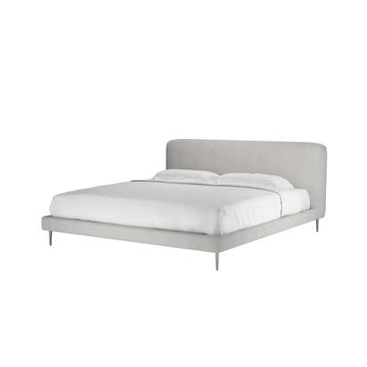 Lucy Super King Bed in Pumice House Basket Weave