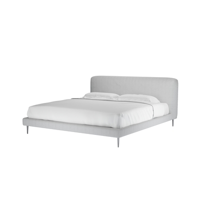 Lucy Super King Bed in Pumice House Herringbone Weave