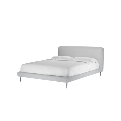 Lucy King Bed in Pumice House Herringbone Weave