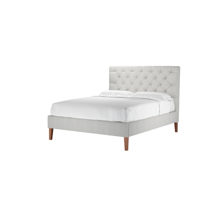 Rosalie 130cm King Bed in Pumice House Basket Weave