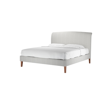 Thea Super King Bed in Pumice House Basket Weave