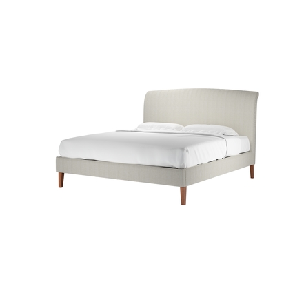 Thea Super King Bed in Clay House Herringbone Weave