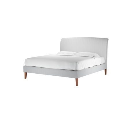 Thea Super King Bed in Pumice House Herringbone Weave