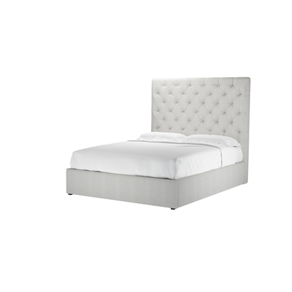 Rosalie 150cm King Ottoman Bed in Pumice House Basket Weave
