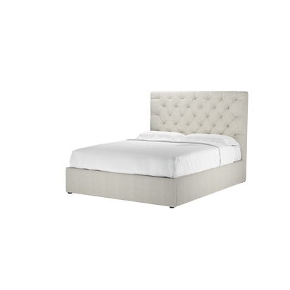 Rosalie 130cm King Ottoman Bed in Clay House Basket Weave