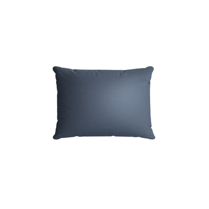 38x55cm Scatter Cushion in Midnight Blue Brushed Linen Cotton