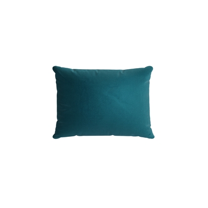 38x55cm Scatter Cushion in Deep Turquoise Cotton Matt Velvet