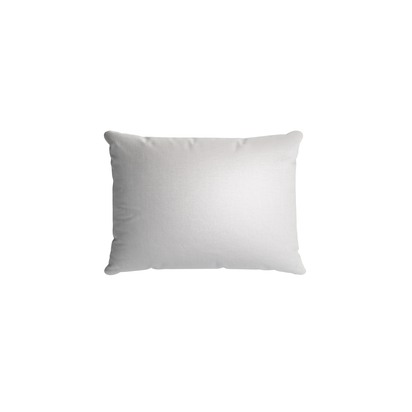 38x55cm Scatter Cushion in Alabaster Brushed Linen Cotton