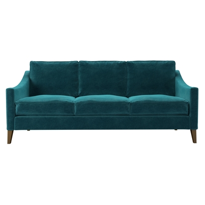 Iggy 3 Seat Sofa (breaks down) in Neptune Smart Velvet