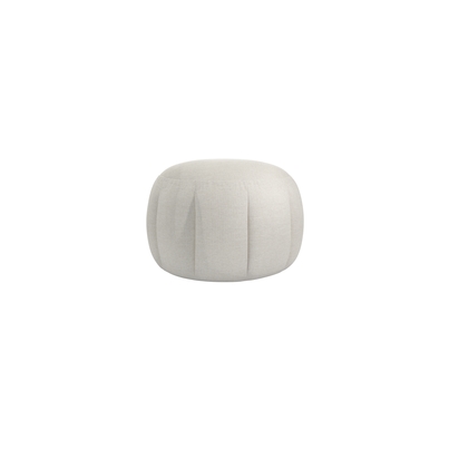 Harper Round Footstool in Clay House Basket Weave