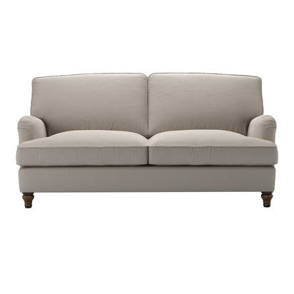 Bluebell 2.5 Seat Sofa Bed in Stone Brushed Linen Cotton