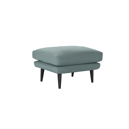 Holly Medium Rectangular Footstool in Holkham Norfolk Cotton