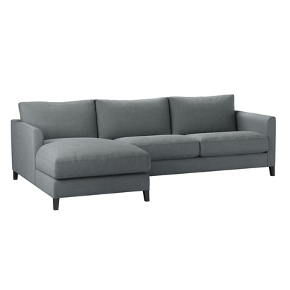 Izzy Medium LHF Chaise Sofa in Burnham Norfolk Cotton