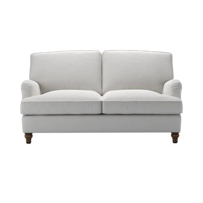 Bluebell 2 Seat Sofa Bed in Alabaster Brushed Linen Cotton