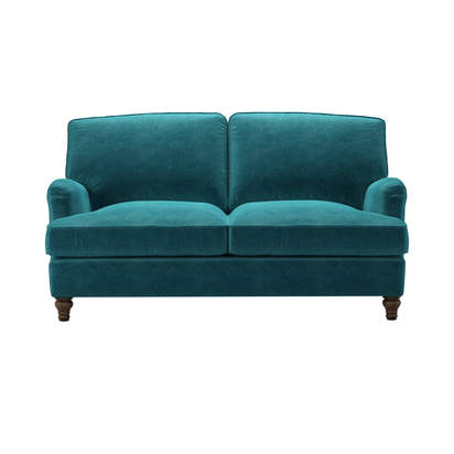 Bluebell 2 Seat Sofa Bed in Neptune Smart Velvet