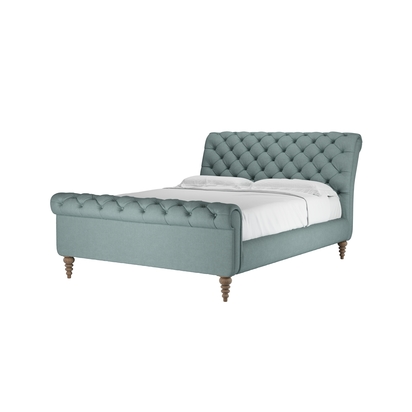 Knightsbridge King Bed in Holkham Norfolk Cotton