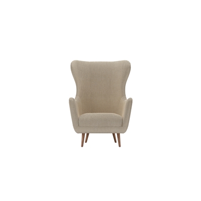 Louis Armchair in Cashew Baylee Viscose Linen