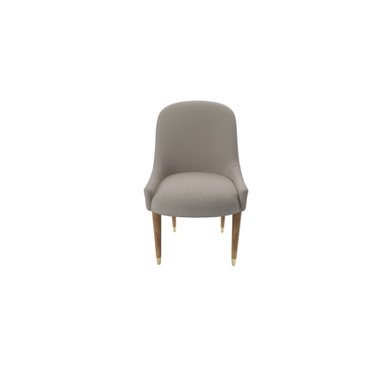 Arabella Dining Chair in Stone Brushed Linen Cotton