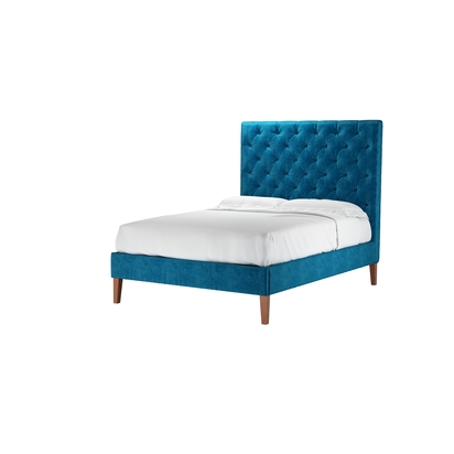 Rosalie 150cm Double Bed in Scuba Smart Velvet