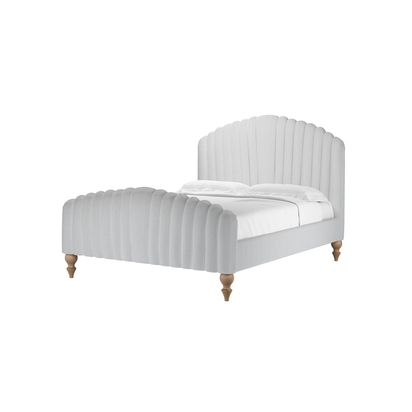 Bella King Bed in Pumice House Herringbone Weave
