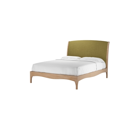 Emilia King Bed in Mossymere Norfolk Cotton