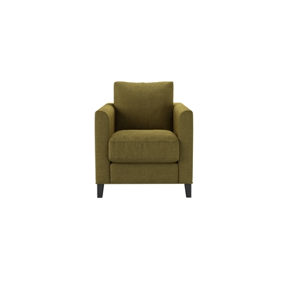 Izzy Armchair in Mossymere Norfolk Cotton