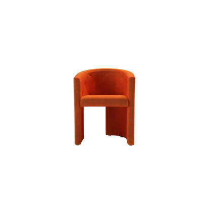 Coco Dining Chair in Paprika Smart Velvet