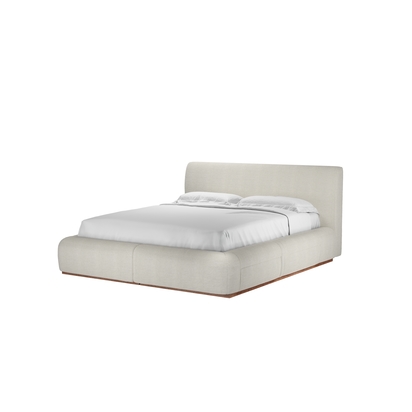 Sunday King Divan Bed in Clay House Basket Weave