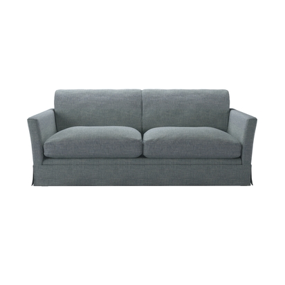 Otto 3 Seat Sofa in Cornflower Silky Jacquard Weave