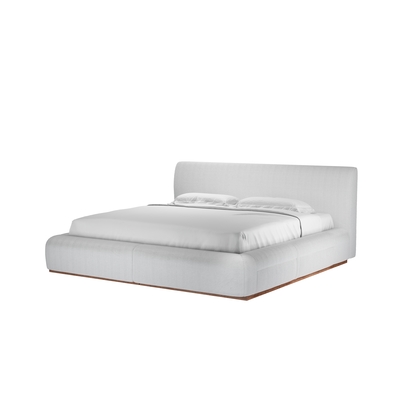 Sunday Super King Divan Bed in Pumice House Herringbone Weave