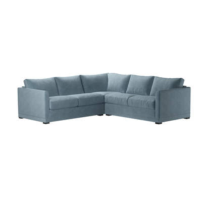 Aissa Small Corner Sofa in Normandy Brushstroke