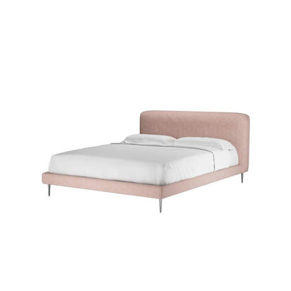 Lucy King Bed in Pavilion Pink Brushstroke