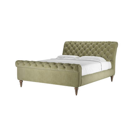 Knightsbridge Super King Bed in Urban Nature Brushstroke