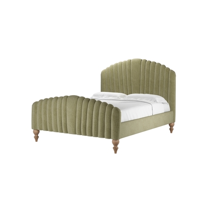 Bella King Bed in Urban Nature Brushstroke