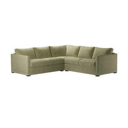 Aissa Small Corner Sofa in Urban Nature Brushstroke