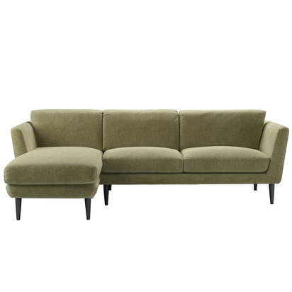 Holly Medium LHF Chaise Sofa in Urban Nature Brushstroke