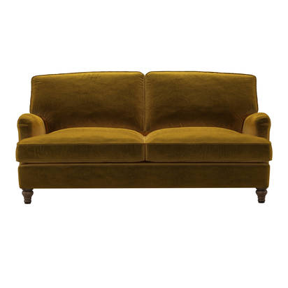 Bluebell 2.5 Seat Sofa Bed in Nefertiti Gold Cotton Matt Velvet