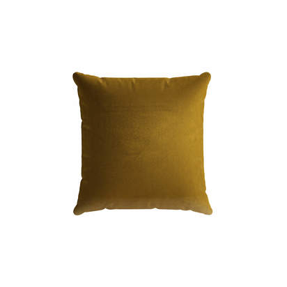 55x55cm Scatter Cushion in Nefertiti Gold Cotton Matt Velvet