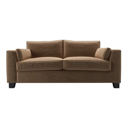 Bowie 3 Seat Sofa in Spiced Latte Cotton Matt Velvet