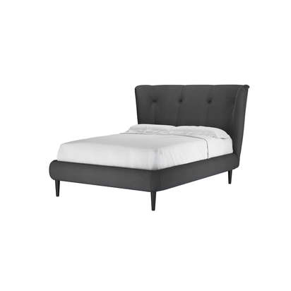 Audrey Double Bed in Arctic Seal Easy Cotton
