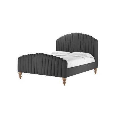 Bella King Bed in Arctic Seal Easy Cotton