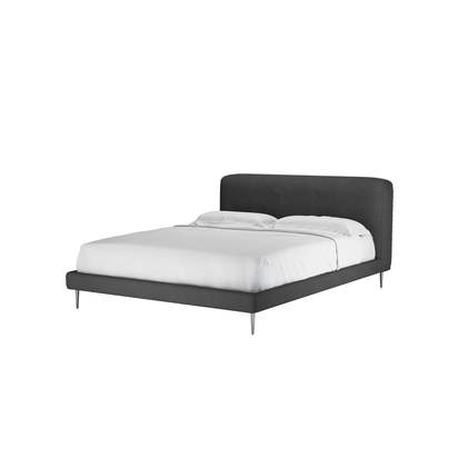 Lucy King Bed in Arctic Seal Easy Cotton