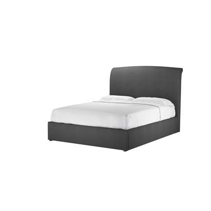 Thea King Ottoman Bed in Arctic Seal Easy Cotton