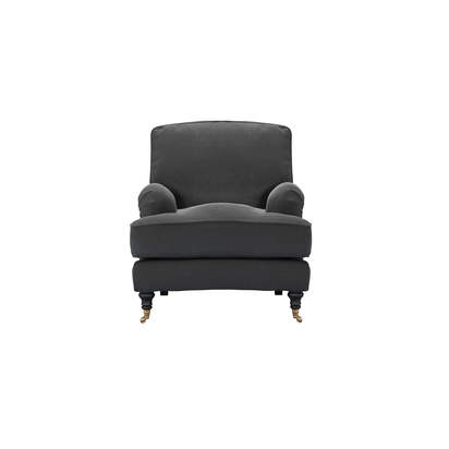 Bluebell Armchair in Arctic Seal Easy Cotton