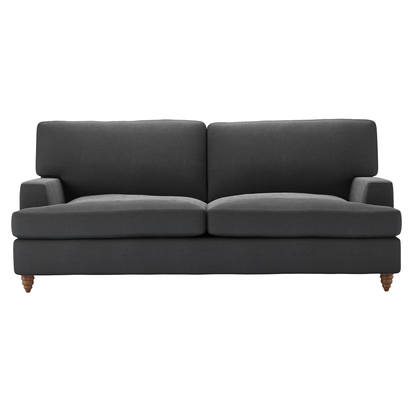 Isla 3 Seat Sofa Bed in Arctic Seal Easy Cotton